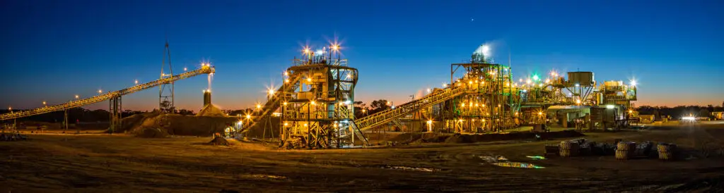 Copper mine crane system operating on rails secured with industrial-grade crane rail clips